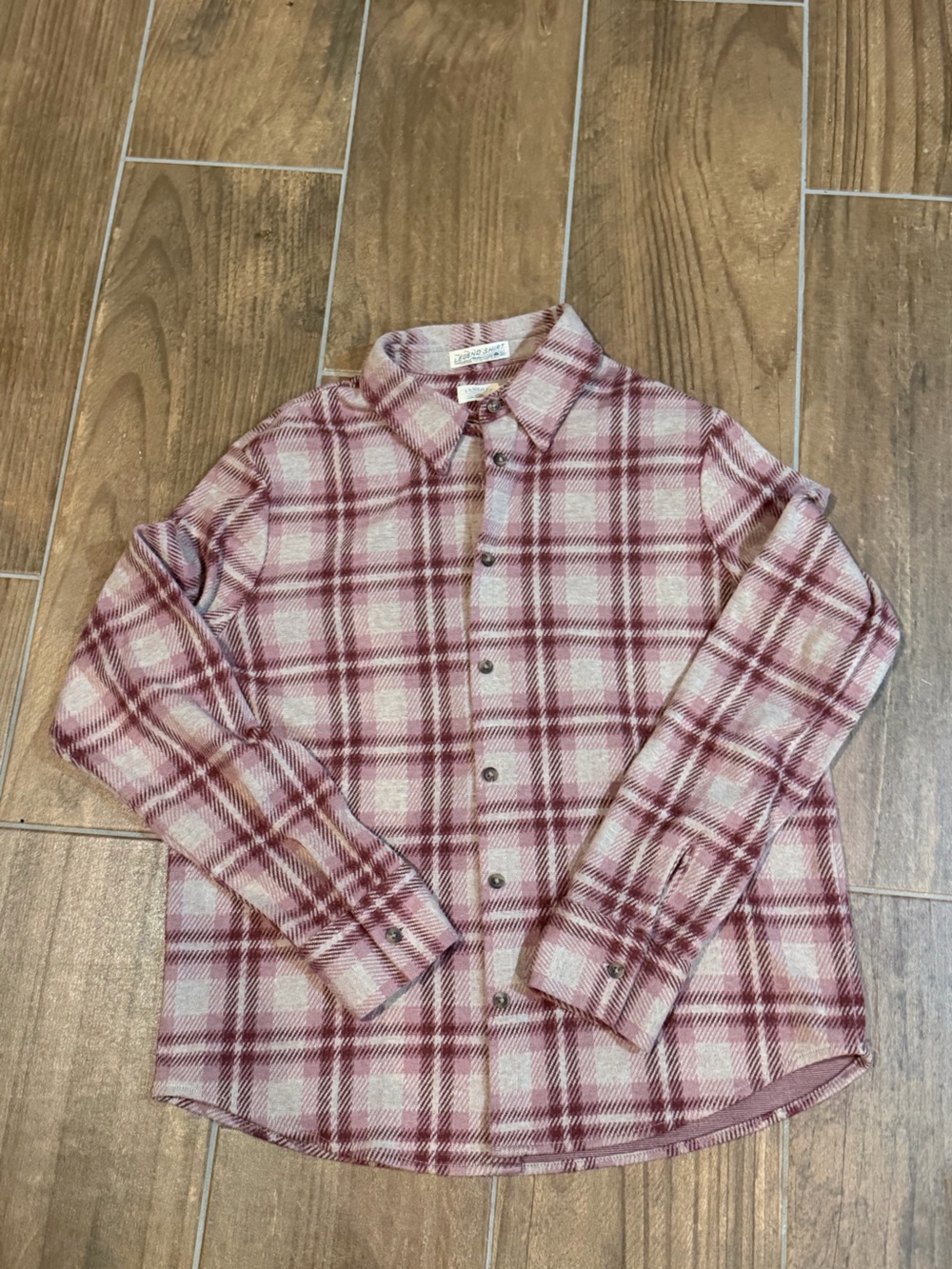 Faherty Legend Sweater Classic Shirt - Berry Coast Plaid woman  size M